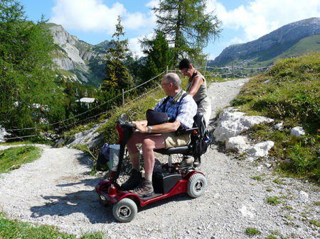 De Sterling Sapphire 2 heeft mijn mogelijkheden vergroot. Hier rijd ik boven op de Rofanberg, dicht bij de Rofanseilbahn aan de Achensee in Oostenrijk